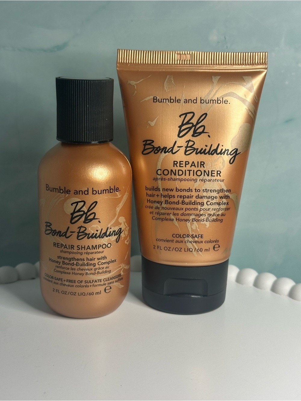 Bumble and Bumble Bond-Building Repair Shampoo/Conditioner Travel Size 2oz